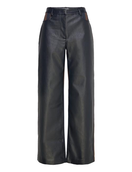 2387 Cotton Drill / Faux Leather, H STINE GOYA Black