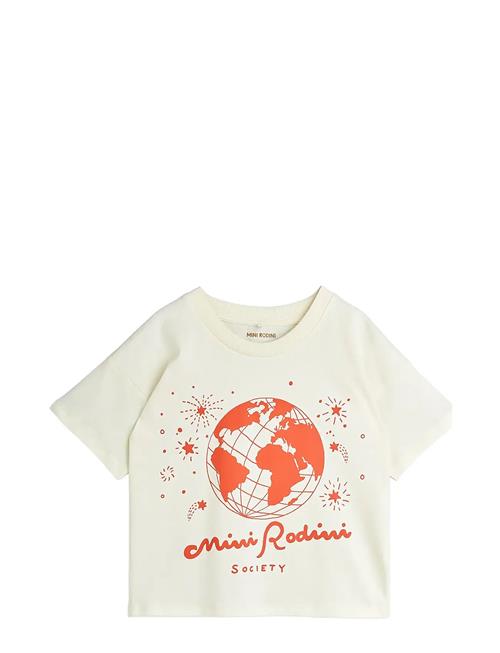 Mini Rodini Society Sp Ss Tee Mini Rodini Cream