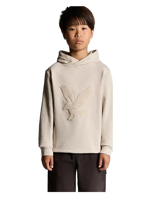 Towelling Eagle Pullover Hoodie Lyle & Scott Beige