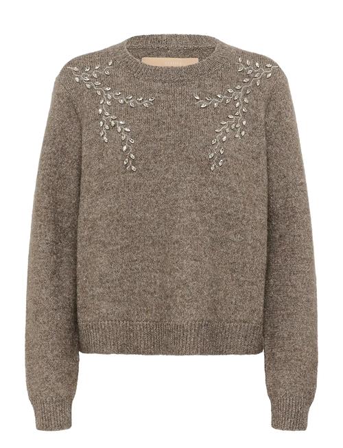 Se Cuosana Kimmy Bling Pullover Culture Beige ved Booztlet