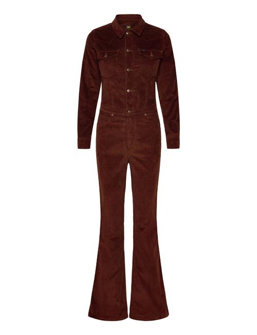 Western Jumpsuit Lee Jeans Brown