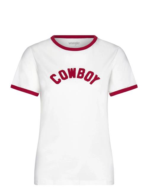 Se Ringer Tee Wrangler White ved Booztlet