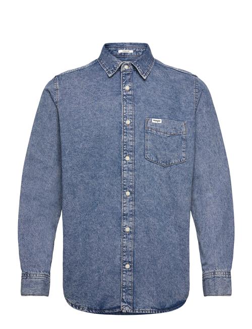 1 Pkt Shirt Wrangler Blue