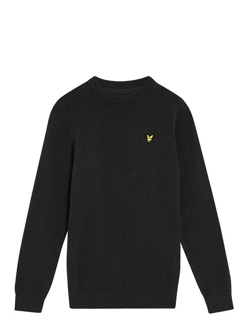 Cotton Crew Neck Jumper Lyle & Scott Black