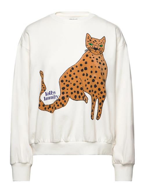 Se Sydneyll Leopard Sweatshirt Ls Lollys Laundry White ved Booztlet