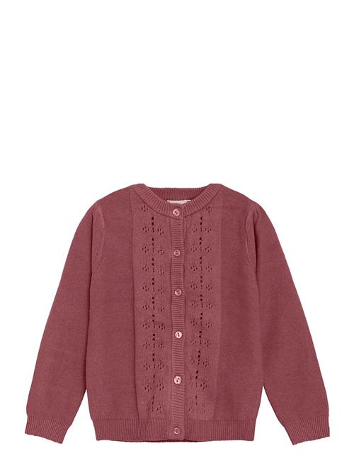Cardigan Knit Minymo Burgundy
