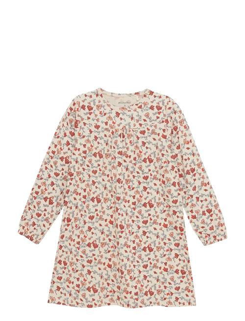Nightdress Ls Aop Minymo Pink