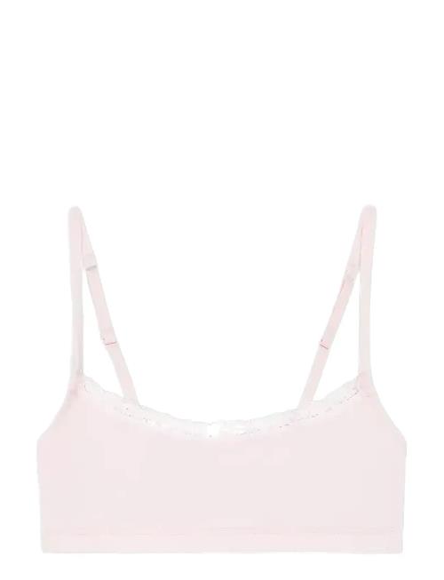 Flex Lace Scoop Bralette Organic Basics Pink