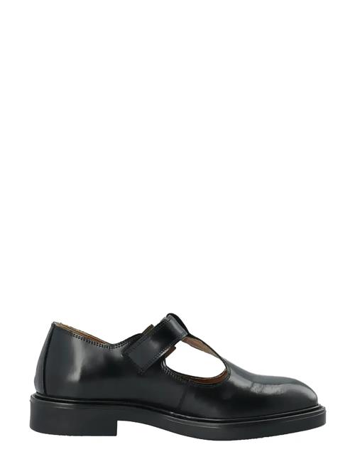 Biaadda T-Strap Mary Jane Polido Bianco Black