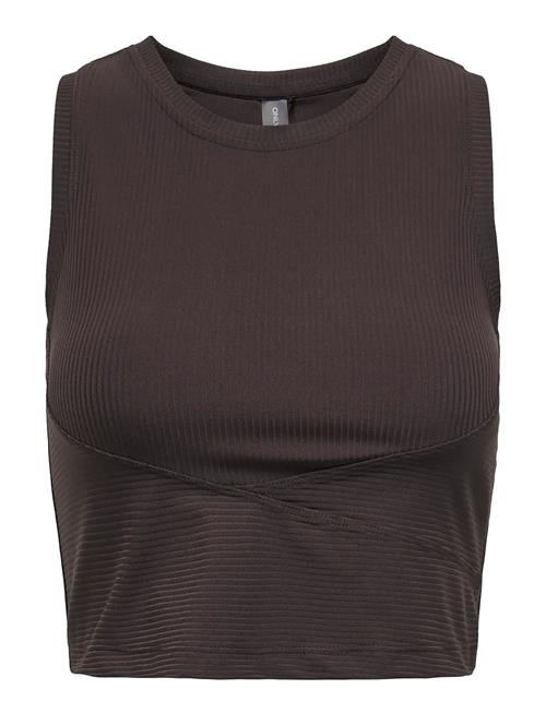 Onphomie Sl Crop Rib Top Only Play Brown