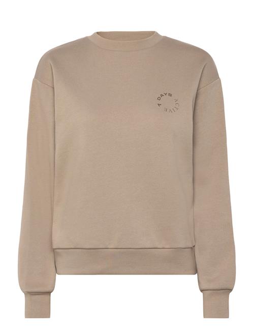 Organic Crewneck 7 DAYS Active Beige