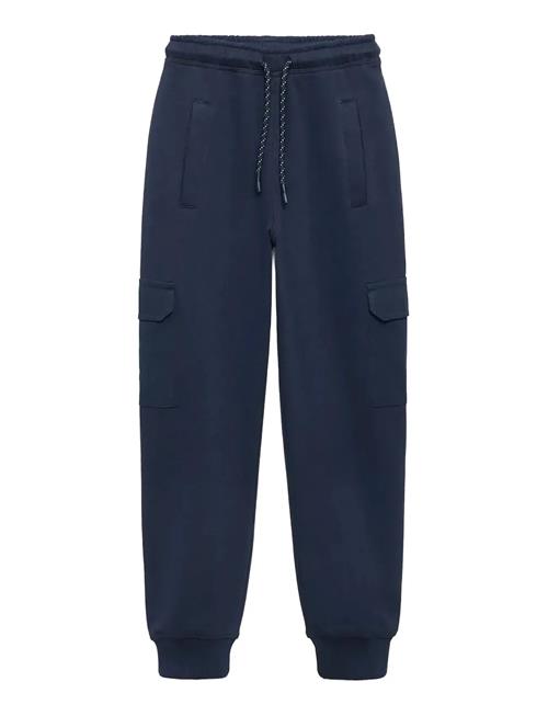 Cargo Joggers With Drawstring Mango Navy