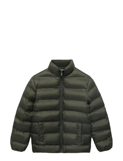 Quilted Jacket Mango Khaki