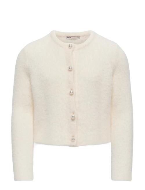 Kogpiumo Petra Pearl O-Neck Car Knt Noos Kids Only White