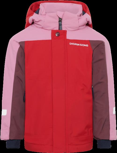 Didriksons Neptun Kids 4 Jakke Pomme Red  Pomme Red-120 cm  Rød  120 cm  Unisex