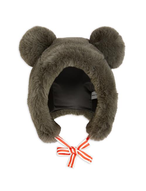 Mini Rodini Hue I Imiteret Pels Grey  Grey 52/54 cm  Grå  52/54 cm  Unisex