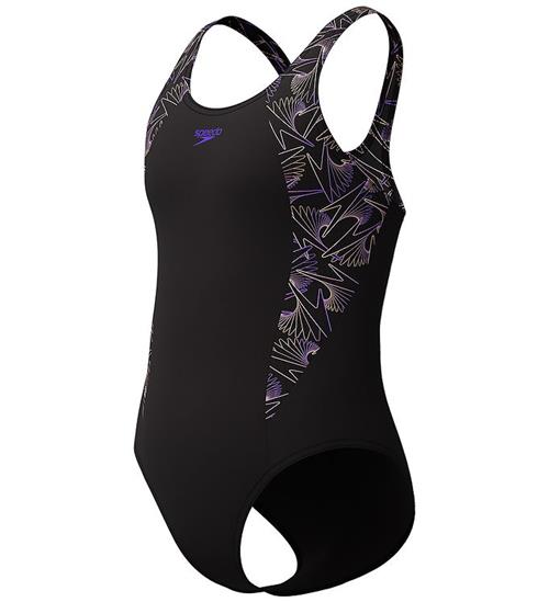 Speedo Badedragt - HyperBoom Splice Muscleback - Sort/Fersken