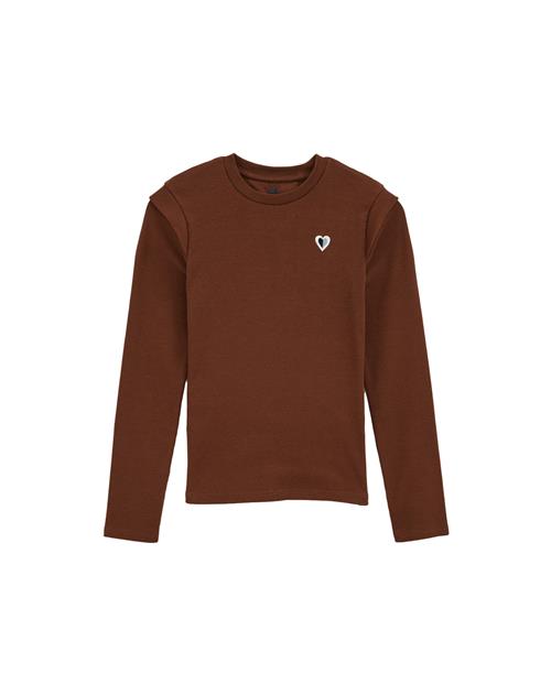 WE Fashion Bluser & t-shirts  brun / jade / sort / hvid