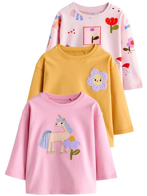 Next Bluser & t-shirts  blå / gul / lyserød / lys pink