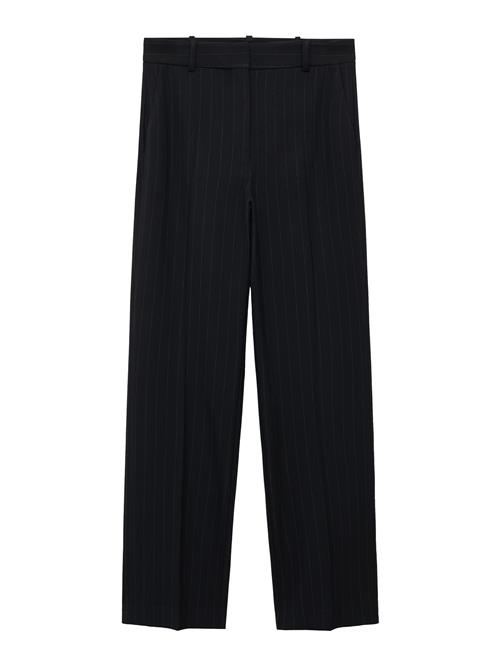 MANGO Bukser med fals 'BERGEN'  natblå / offwhite