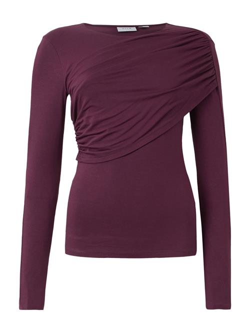 VILA Shirts 'VISEMPA'  aubergine