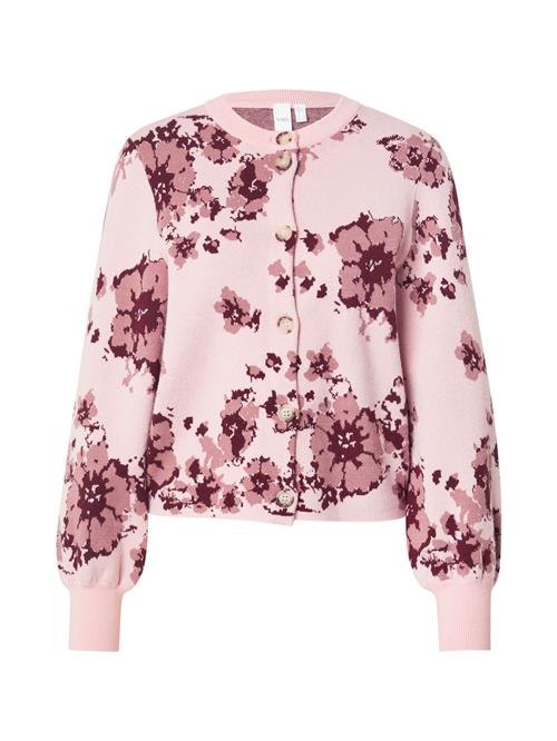 YAS Cardigan 'YASCHARLOTTE'  lyserød / gammelrosa / burgunder