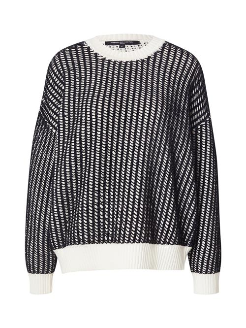 FRENCH CONNECTION Pullover 'JULLIE'  sort / hvid