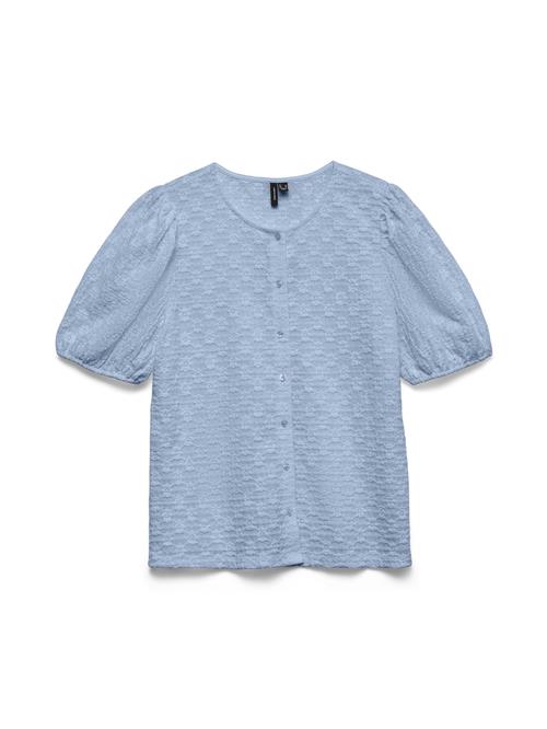 VERO MODA Bluse 'VMFlolwer'  dueblå