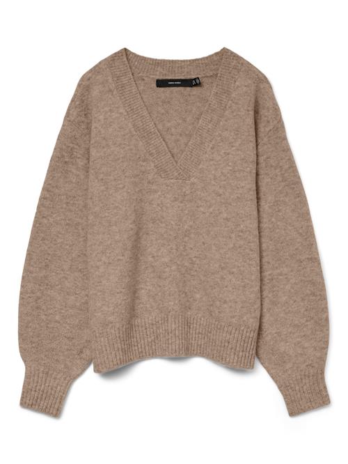 VERO MODA Pullover 'VMBoom'  brun-meleret