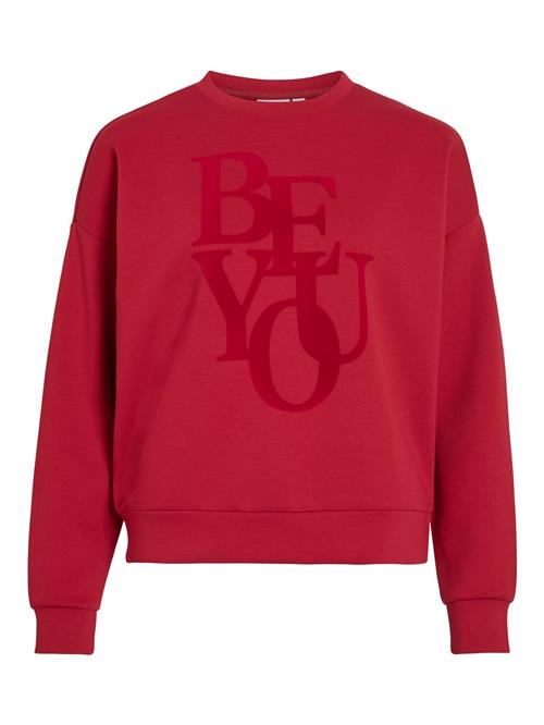 VILA Sweatshirt 'VIReflect'  rød