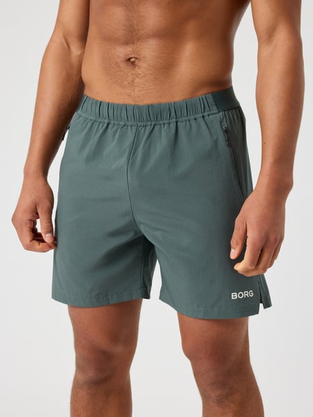 Björn Borg Borg Zip Shorts 7 Inch Grøn, L