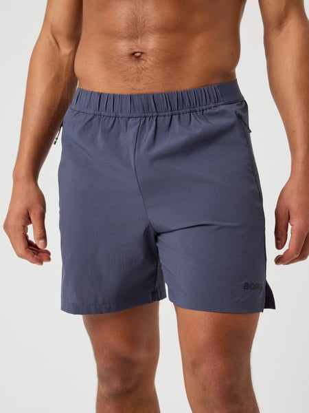 Björn Borg Borg Zip Shorts 7 Inch Blå, M