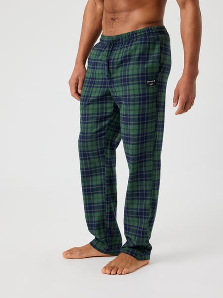 Björn Borg Core Flannel Pyjama Pants Grøn, XXL