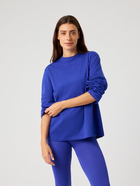 Björn Borg Studio Oversized Longsleeve T-shirt Blå, XL