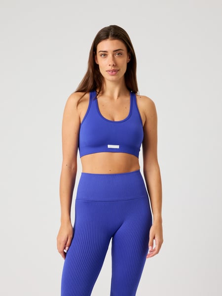 Björn Borg Studio Seamless Low Sports Bra Blå, LXL