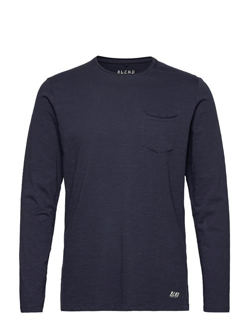 Bhnicolai Tee L.s. Blend Navy