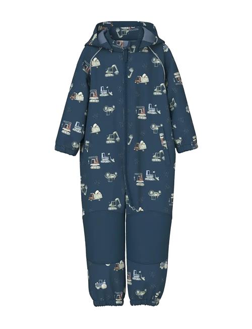 Nmmalfa08 Softshell Suit Aop 1Fo Noos Name It Blue
