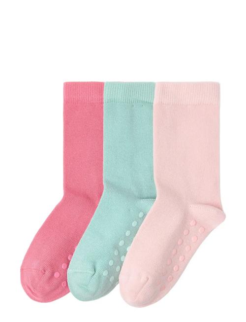 Sock 3 P Sg Solid Antislip Lindex Patterned