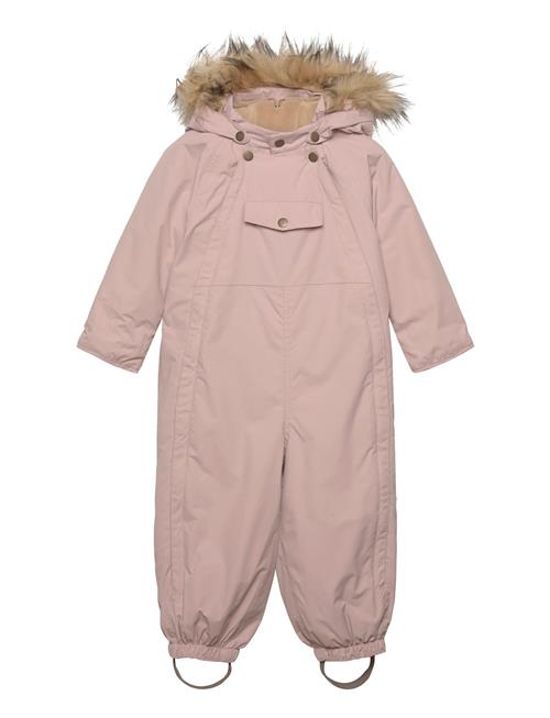 Matwisti Fleece Lined Snowsuit Fake Fur. Grs MINI A TURE Pink