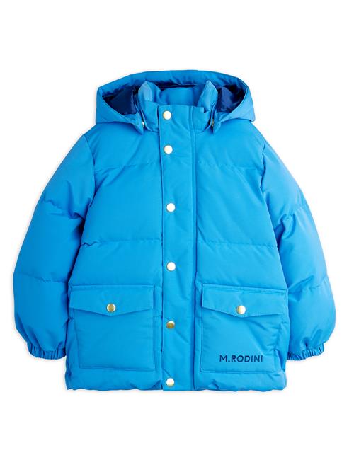 Mini Rodini Solid Puffer-jakke Blue  Blue 140/146 cm  Blå  140/146 cm  kvinde
