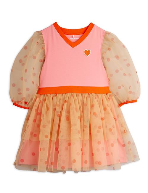 Mini Rodini Dotted Tylkjole Pink  Pink 140/146 cm  Lyserød  140/146 cm  kvinde
