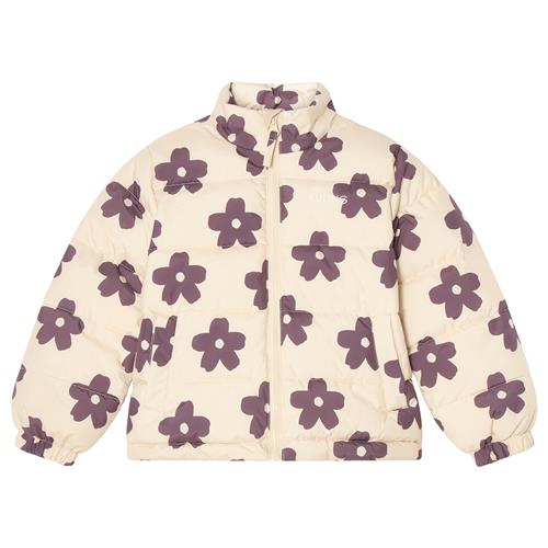 Kuling Bern Puffer-jakke Aubergine Flower  110 cm  Hvid  110 cm  Unisex