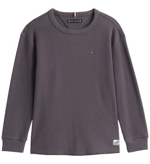 Tommy Hilfiger Bluse - Strik - Washed BlackGREY