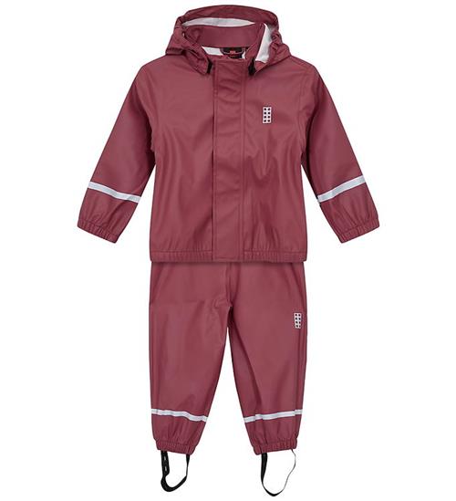 LEGOÂ® Wear Regntøj m. Seler - PU - LWJivan - Rosa