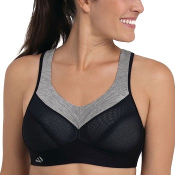 Anita Bh Active Wool Sport Bra Sort E 75 Dame