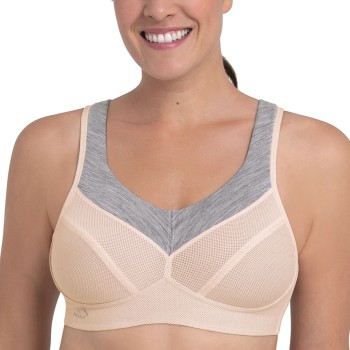 Anita Bh Active Wool Sport Bra Rosa/Grå G 85 Dame