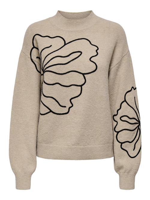 JDY Pullover 'JDYJELLA'  grå / sort