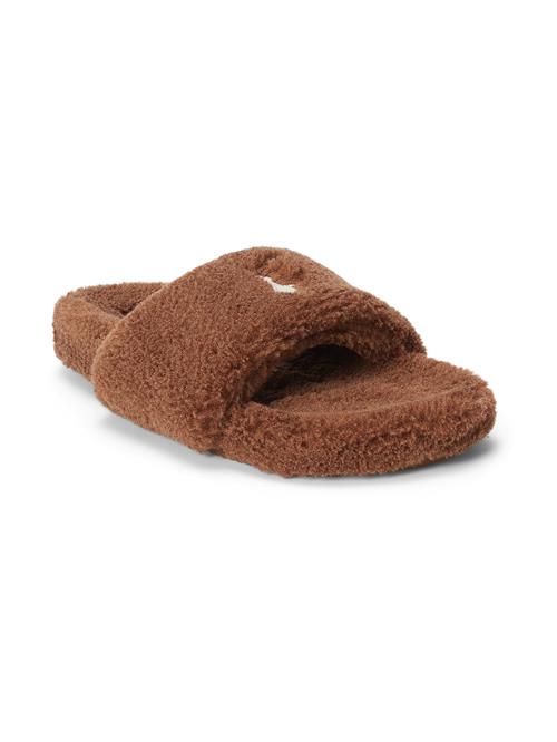 Polo Ralph Lauren Pantoletter 'ELENORE'  brun / hvid