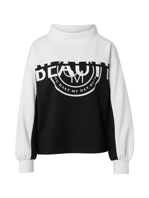 monari Sweatshirt  sort / hvid