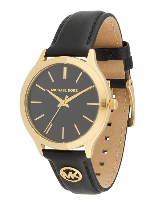 MICHAEL Michael Kors Analogt ur 'SLIM RUNWAY'  guld / sort